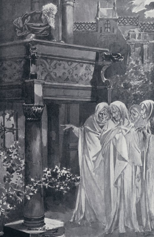 Ilustracja do Goethesa Fausta autorstwa Edmund Bruning