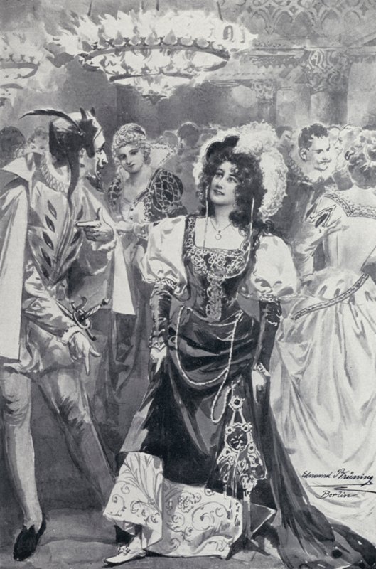 Ilustracja do Goethesa Fausta autorstwa Edmund Bruning