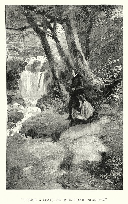 Ilustracja do Jane Eyre autorstwa Charlotte Bronte (grafika) autorstwa Edmund Henry Garrett