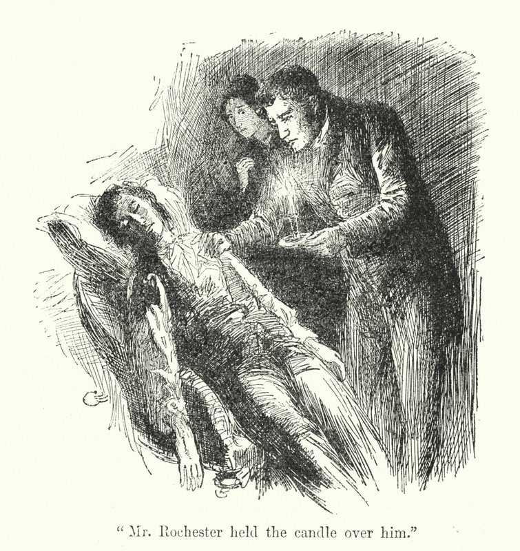 Ilustracja do Jane Eyre autorstwa Charlotte Bronte (lito) autorstwa Edmund Henry Garrett