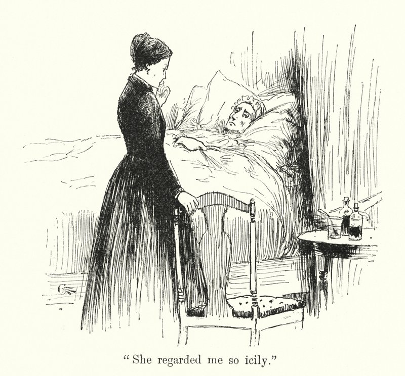 Ilustracja do Jane Eyre autorstwa Charlotte Bronte (lito) autorstwa Edmund Henry Garrett