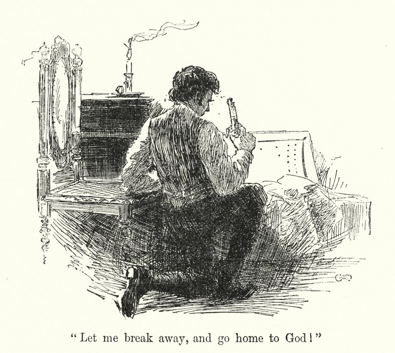Ilustracja do Jane Eyre autorstwa Charlotte Bronte (lito) autorstwa Edmund Henry Garrett
