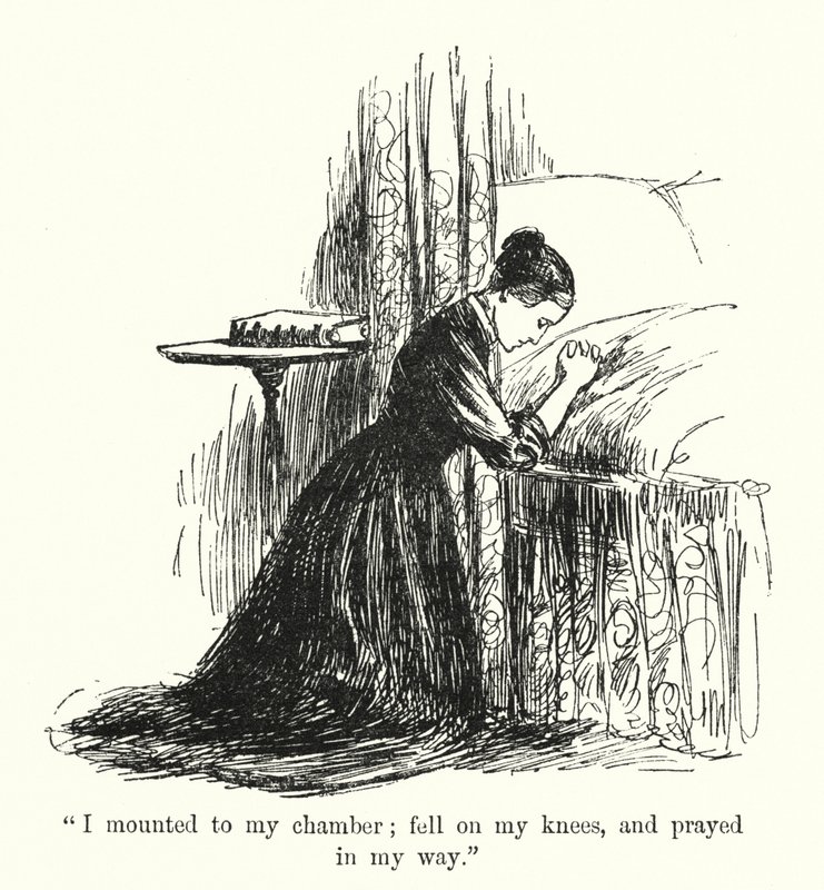 Ilustracja do Jane Eyre autorstwa Charlotte Bronte (lito) autorstwa Edmund Henry Garrett