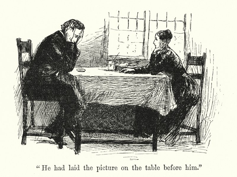 Ilustracja do Jane Eyre autorstwa Charlotte Bronte (lito) autorstwa Edmund Henry Garrett