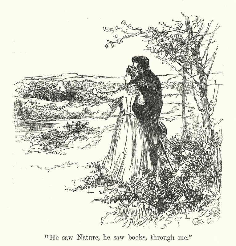 Ilustracja do Jane Eyre autorstwa Charlotte Bronte (lito) autorstwa Edmund Henry Garrett