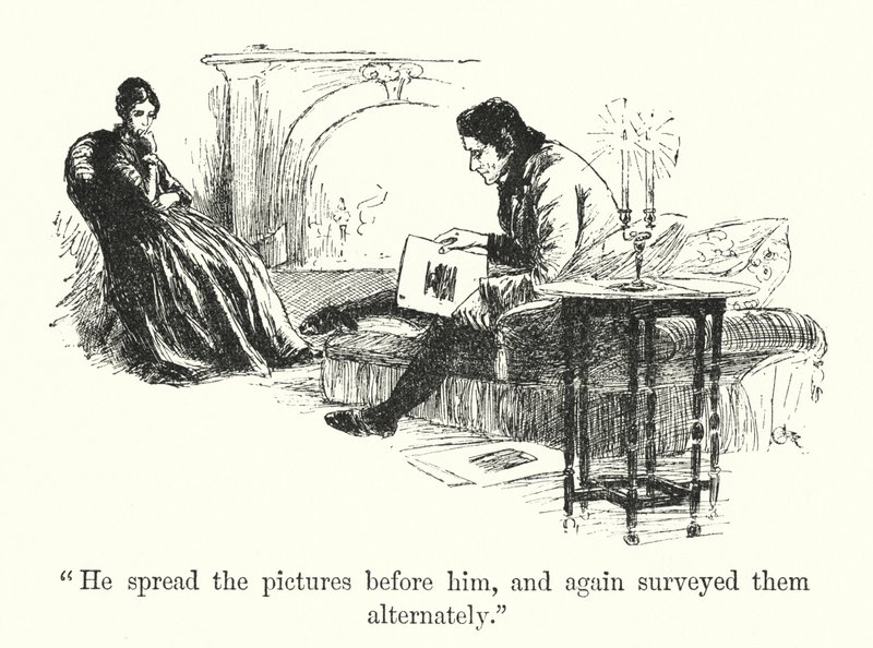 Ilustracja do Jane Eyre autorstwa Charlotte Bronte (lito) autorstwa Edmund Henry Garrett
