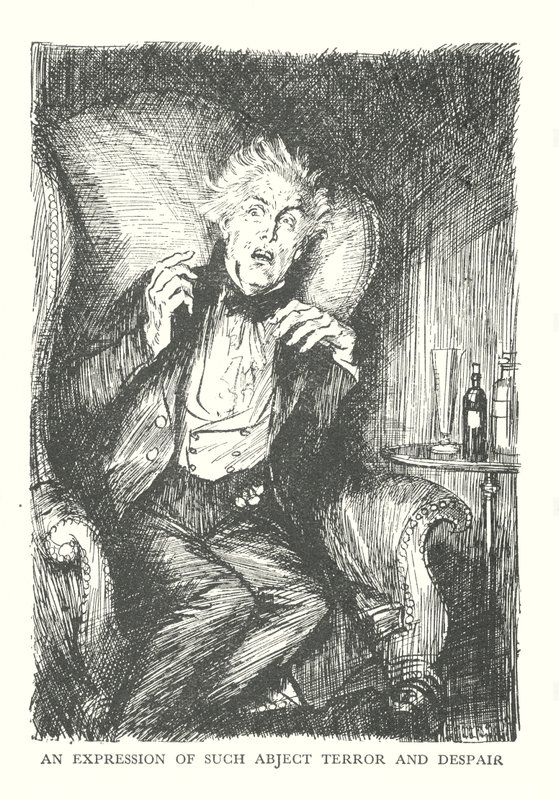 Ilustracja do książki "Dziwny przypadek doktora Jekylla i pana Hyde