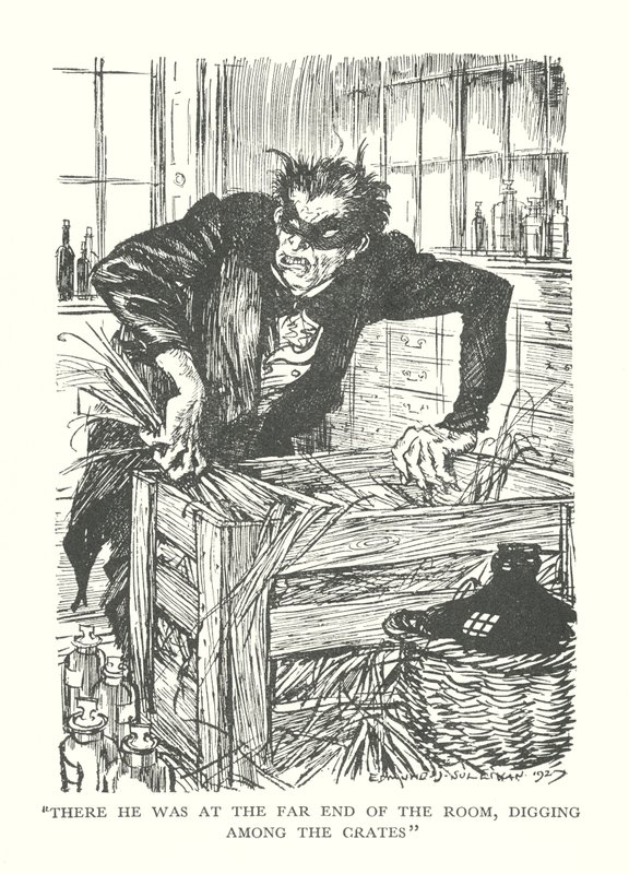 Ilustracja do książki "Dziwny przypadek doktora Jekylla i pana Hyde