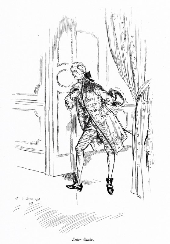 Ilustracja do "Szkoły skandalu" Sheridana (grafika) autorstwa Edmund Joseph (after) Sullivan