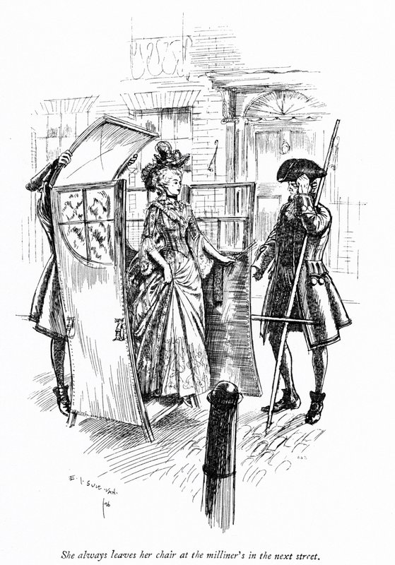 Ilustracja do "Szkoły skandalu" Sheridana (grafika) autorstwa Edmund Joseph (after) Sullivan