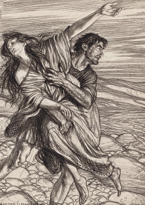 William Szekspir: Perykles, książę Tyru, akt IV, scena 1 (litografia) autorstwa Edmund Joseph (after) Sullivan