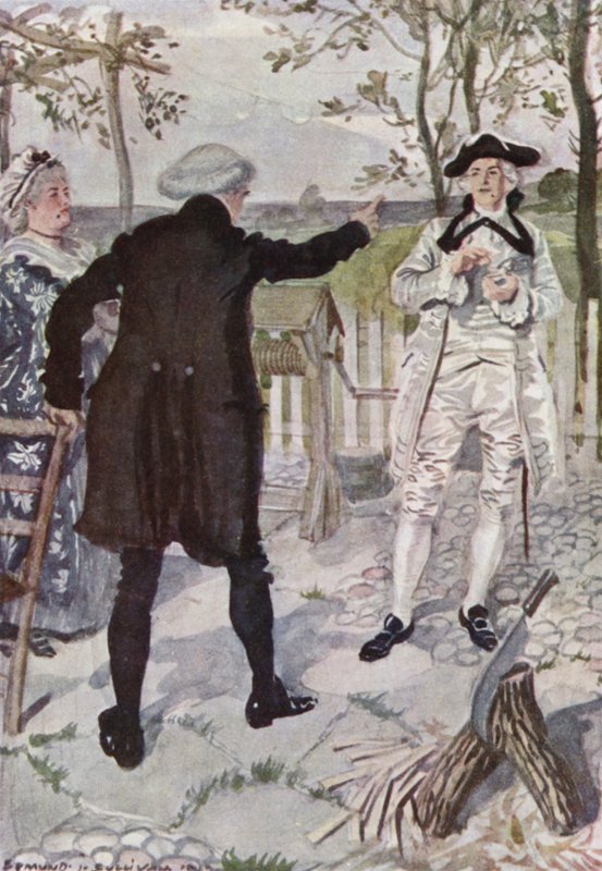 Ilustracja do The Vicar of Wakefield autorstwa Olivera Goldsmitha (kolor lito) autorstwa Edmund Joseph Sullivan