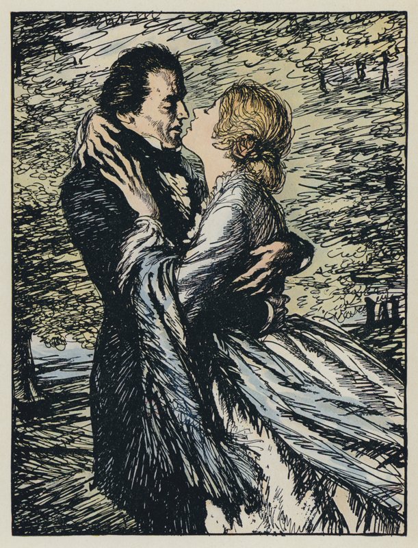 Ilustracja do Tennysons Maud autorstwa Edmund Joseph after Sullivan
