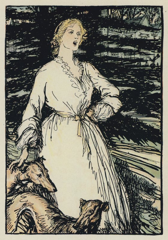 Ilustracja do Tennysons Maud autorstwa Edmund Joseph after Sullivan