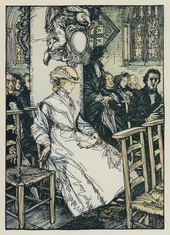 Ilustracja do Tennysons Maud autorstwa Edmund Joseph after Sullivan