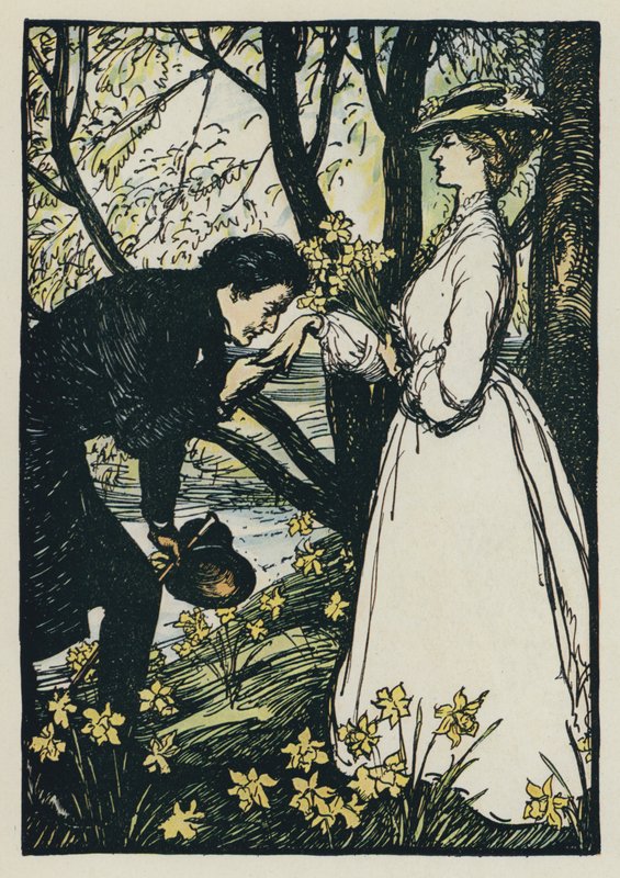 Ilustracja do Tennysons Maud autorstwa Edmund Joseph after Sullivan
