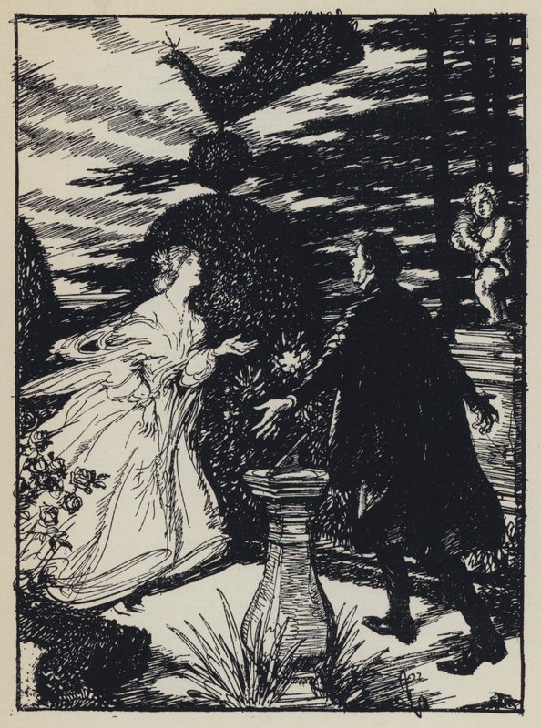 Ilustracja do Tennysons Maud autorstwa Edmund Joseph after Sullivan