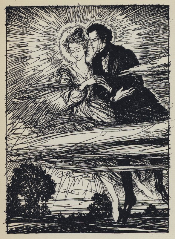 Ilustracja do Tennysons Maud autorstwa Edmund Joseph after Sullivan