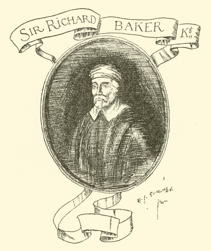 Sir Richard Baker autorstwa Edmund Joseph after Sullivan