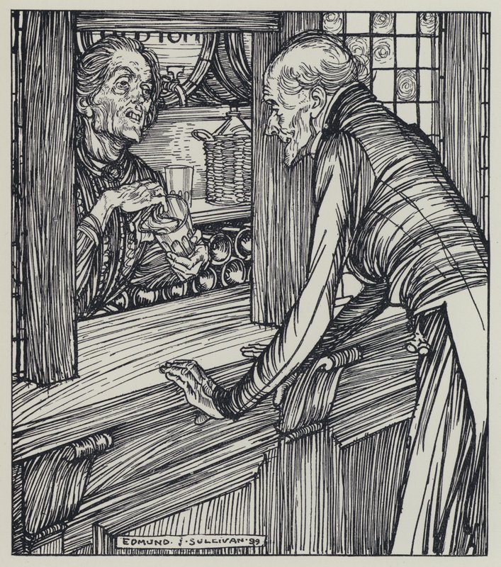 Tennyson, ilustracja do snu o pięknych kobietach i innych wierszy autorstwa Edmund Joseph after Sullivan