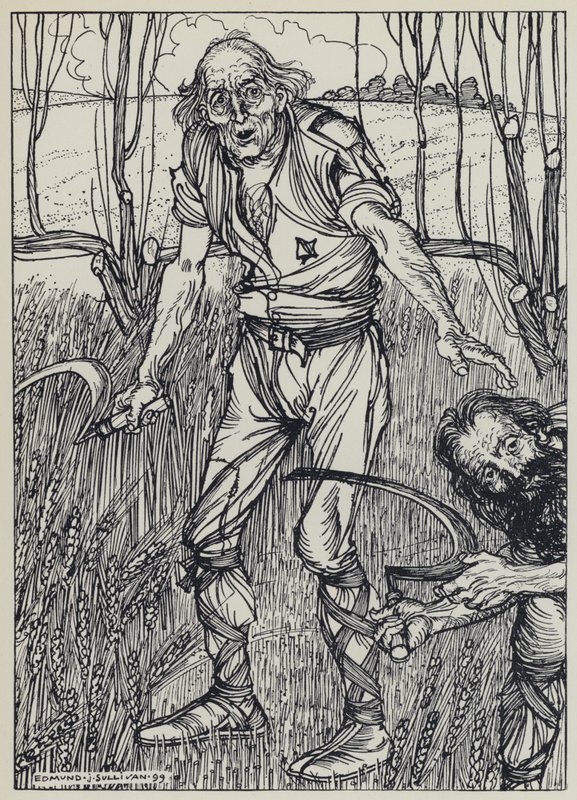Tennyson, ilustracja do snu o pięknych kobietach i innych wierszy autorstwa Edmund Joseph after Sullivan