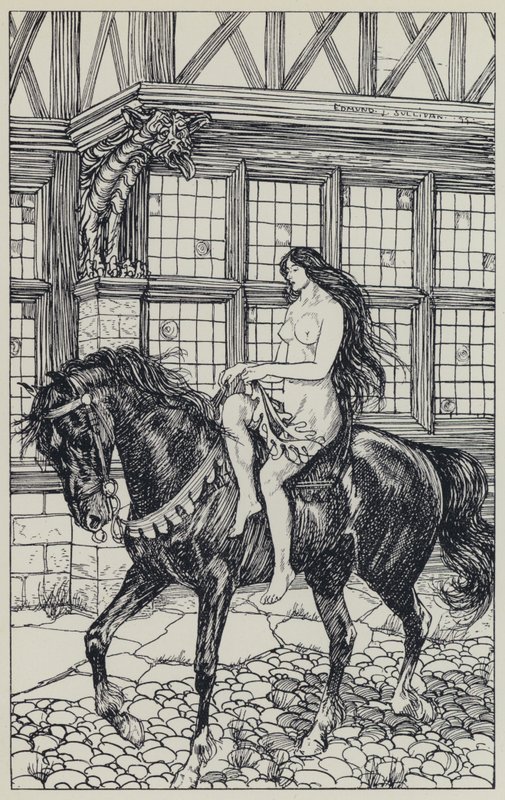 Tennyson, ilustracja do snu o pięknych kobietach i innych wierszy autorstwa Edmund Joseph after Sullivan