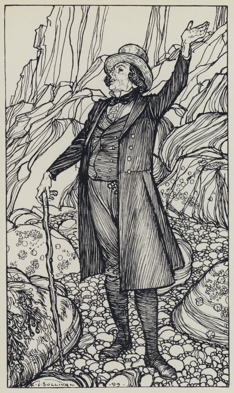Tennyson, ilustracja do snu o pięknych kobietach i innych wierszy autorstwa Edmund Joseph after Sullivan