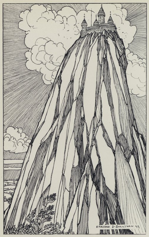 Tennyson, ilustracja do snu o pięknych kobietach i innych wierszy autorstwa Edmund Joseph after Sullivan