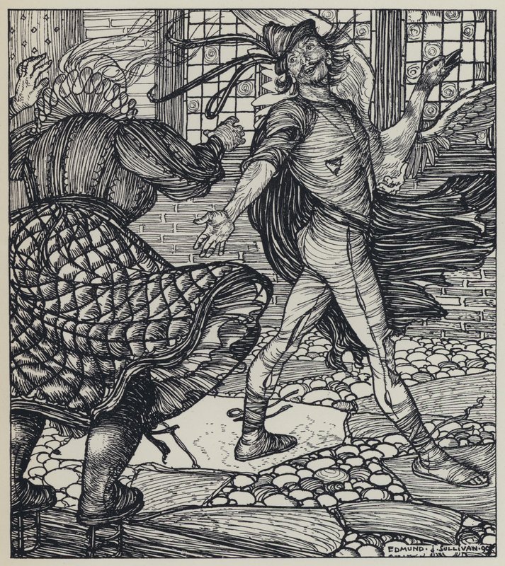 Tennyson, ilustracja do snu o pięknych kobietach i innych wierszy autorstwa Edmund Joseph after Sullivan
