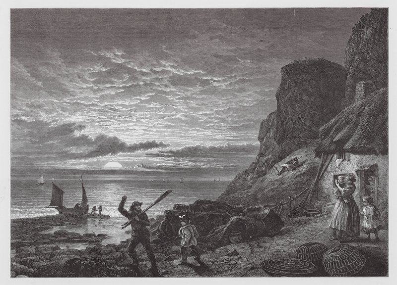 Wyruszamy w rejs (grawerunek) autorstwa Edmund Morison (after) Wimperis