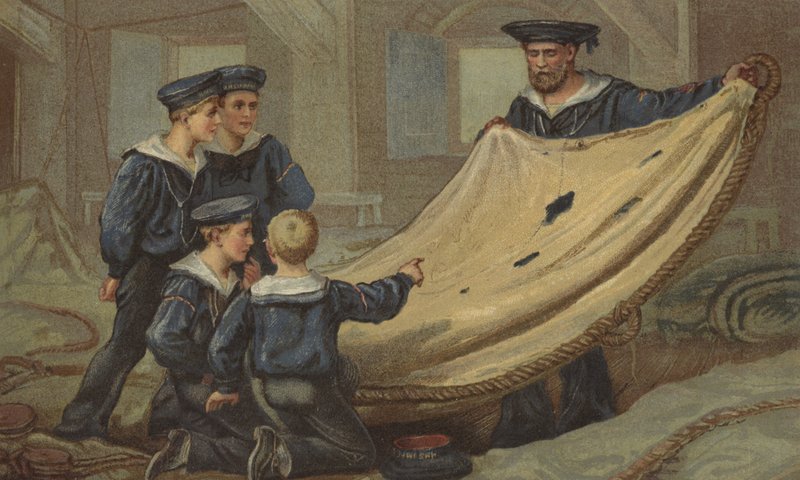 Relikwia Trafalgaru (chromolitho) autorstwa Edmund Richard White