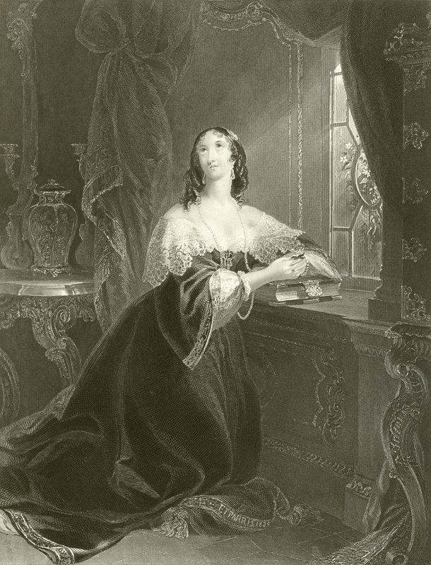 Louise, księżna La Valliere autorstwa Edmund Thomas Parris
