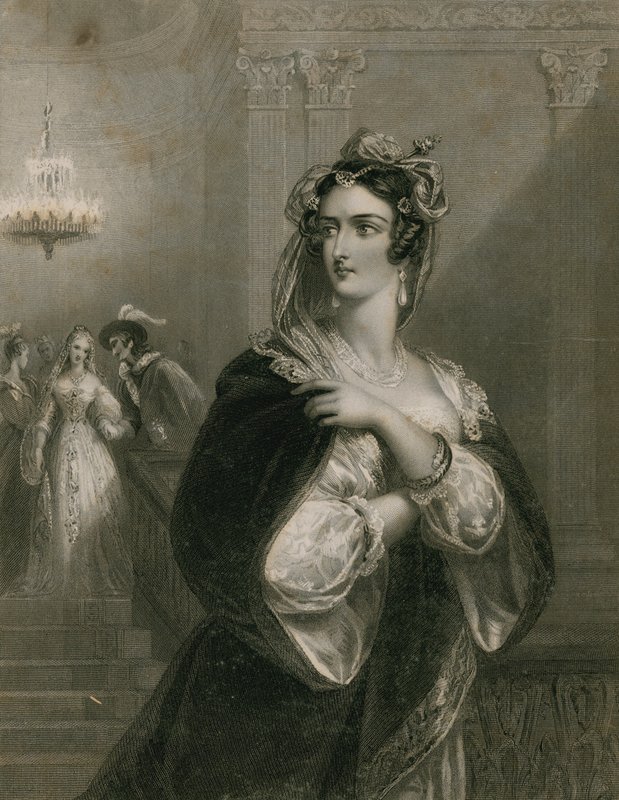 Pani Sarah Siddons, aktorka autorstwa Edmund Thomas Parris