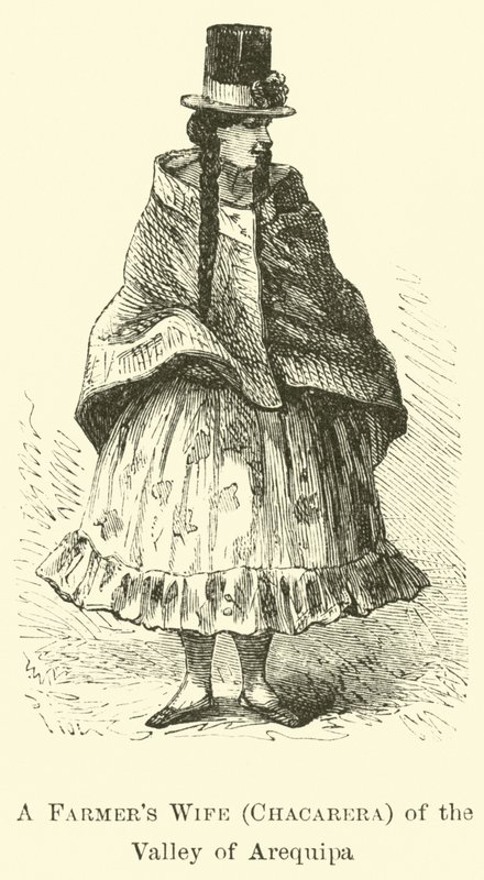 Żona rolnika (Chacarera) z doliny Arequipa autorstwa Edouard Riou