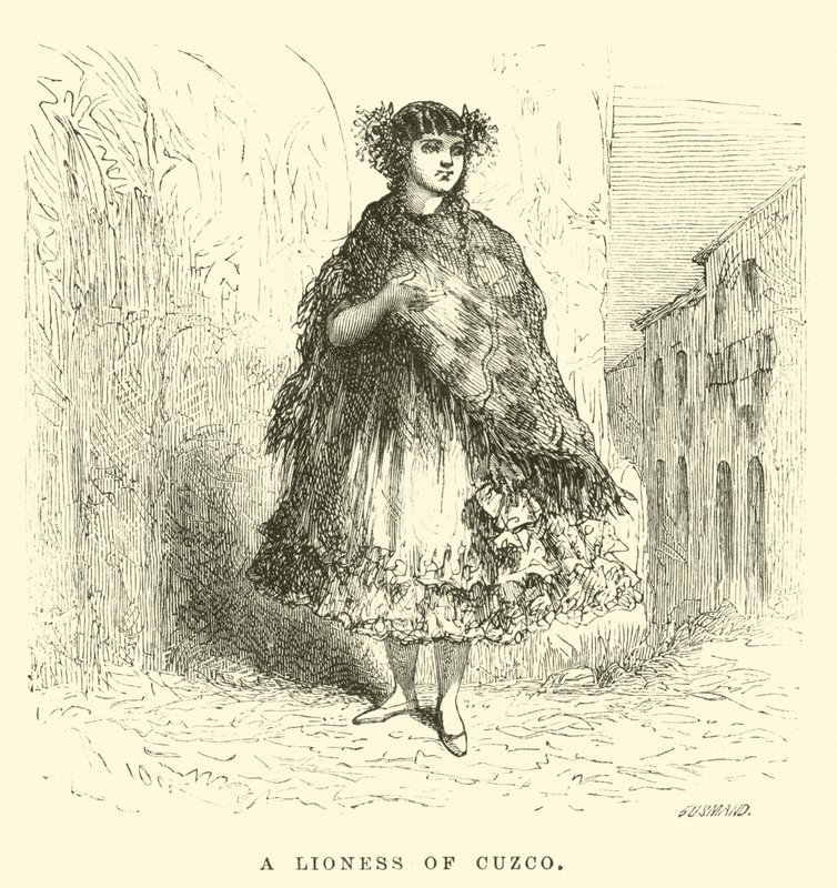 Lwica z Cuzco autorstwa Edouard Riou