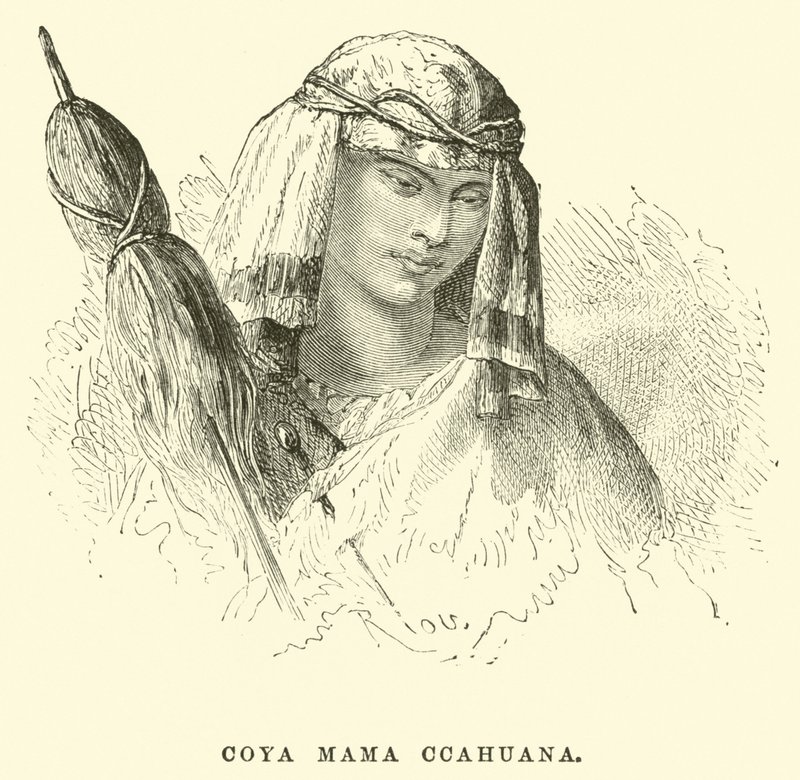 Coya Mama Cahuana autorstwa Edouard Riou