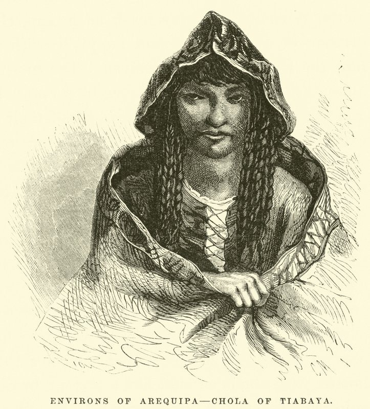 Okolice Arequipy, Chola z Tiabaya autorstwa Edouard Riou