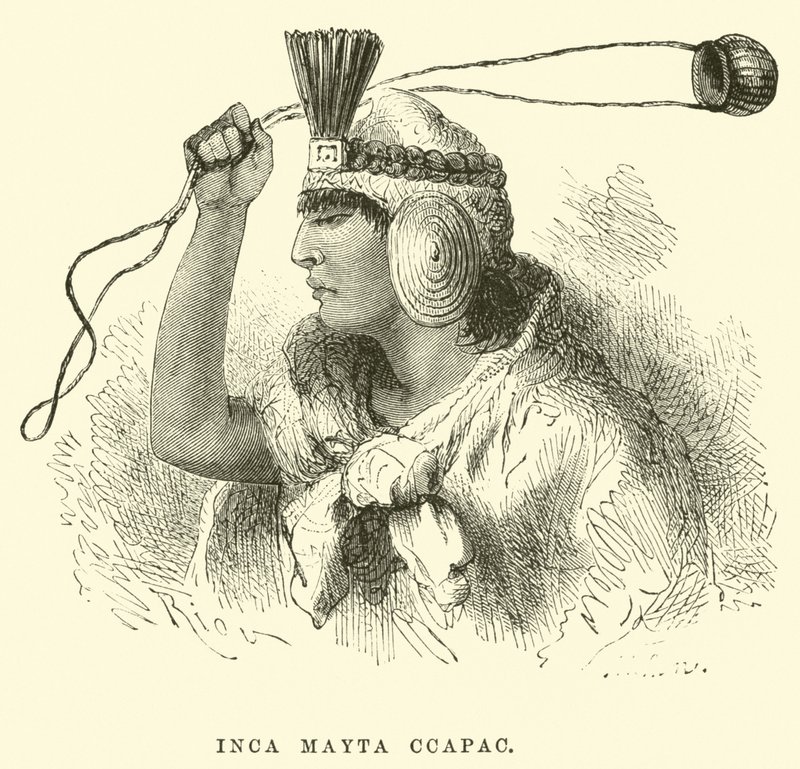 Inka Mayta Ccapac autorstwa Edouard Riou