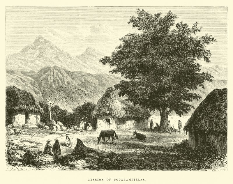 Misja Cocabambillas autorstwa Edouard Riou