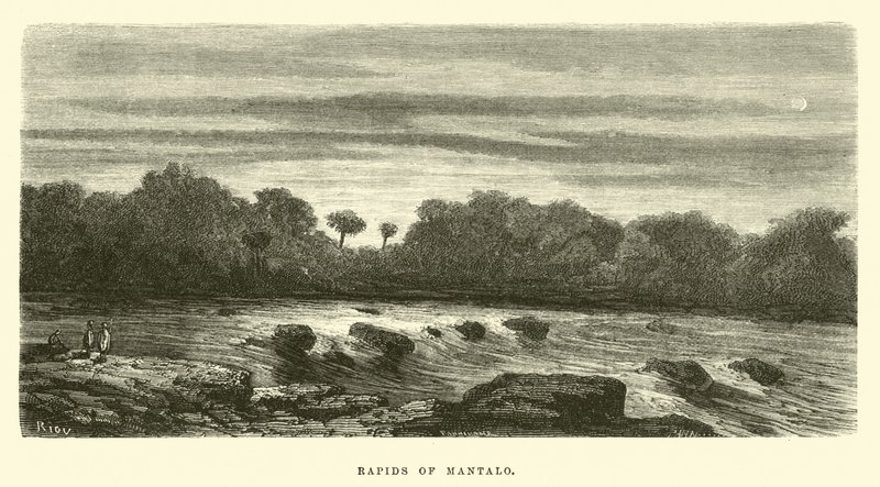 Rapity of Mandalo autorstwa Edouard Riou