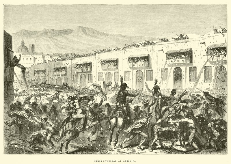 Ostatki – wtorek w Arequipa autorstwa Edouard Riou