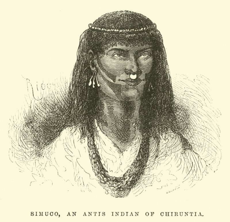 Simuco, anty-Indianin z Chiruntia autorstwa Edouard Riou