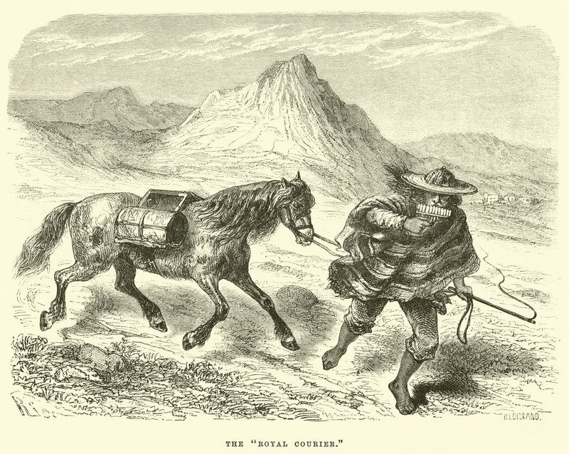 Kurier Królewski autorstwa Edouard Riou