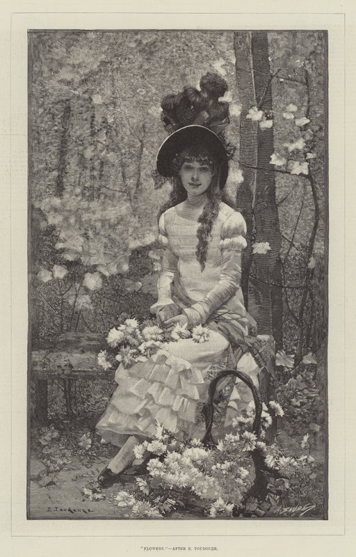 Kwiaty autorstwa Edouard Toudouze