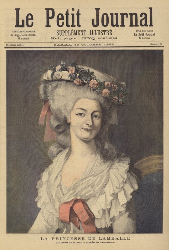 Księżniczka Lamballe autorstwa Edouard Riou
