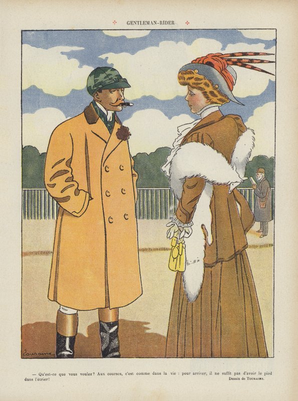 Ilustracja do Le Rire autorstwa Edouard Touraine