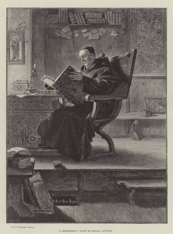 Bibliofil autorstwa Eduard von Grutzner