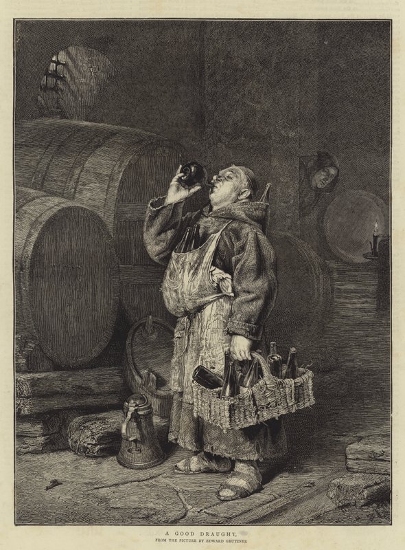 Dobry łyk autorstwa Eduard von Grutzner