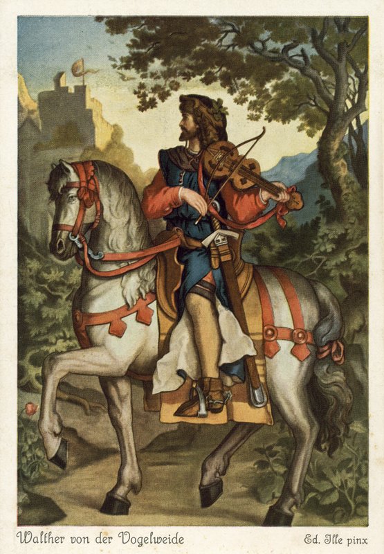 Walther von der Vogelweide autorstwa Eduard Ille