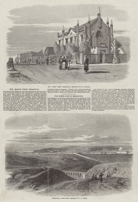Szkice Sewastopola autorstwa Edward Angelo Goodall
